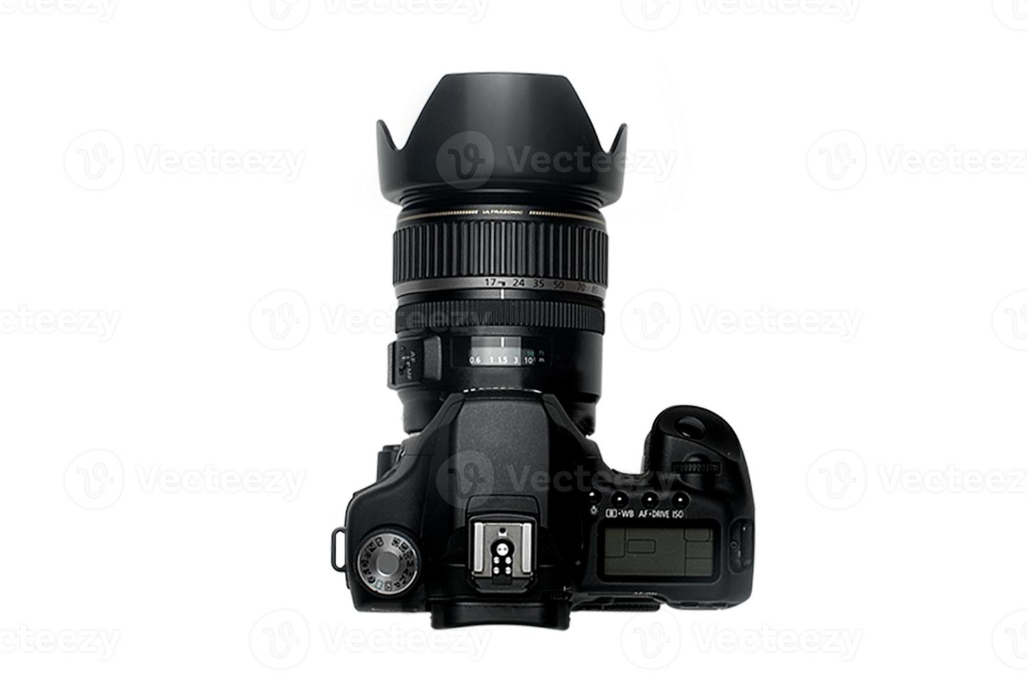 3610 Black camera isolated on a transparent background photo