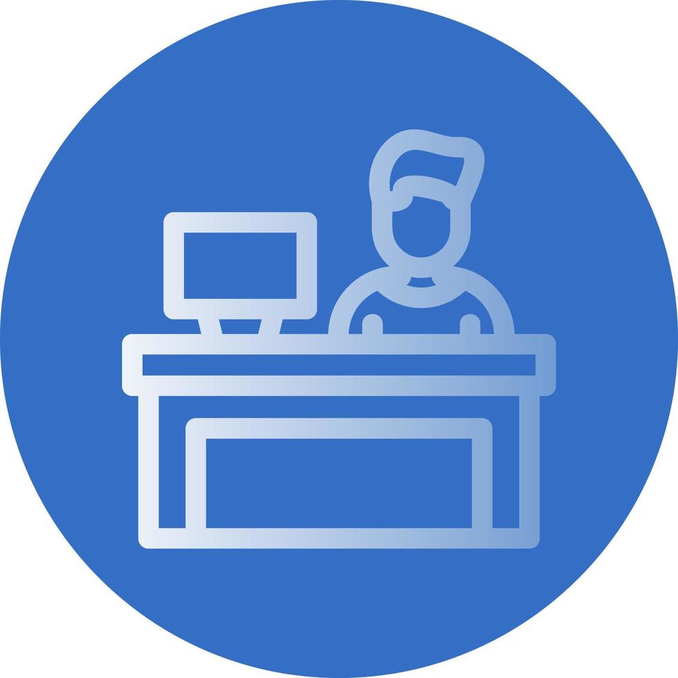 Bar Cashier Vector Icon Design
