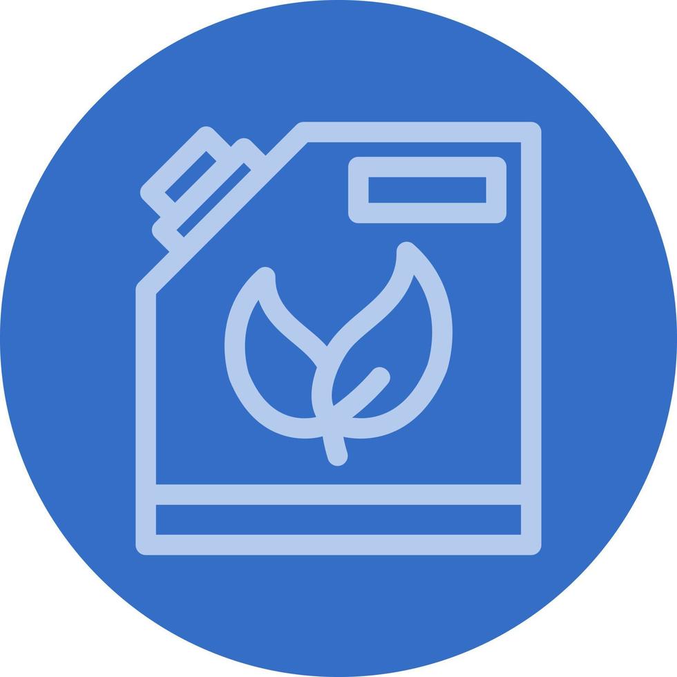 Biofuel Can Vector Icon Design