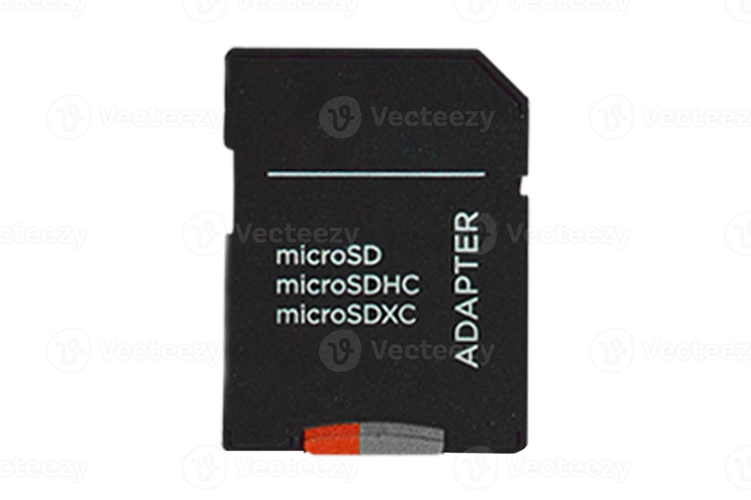 3669 Camera micro sd adapter isolated on a transparent background photo