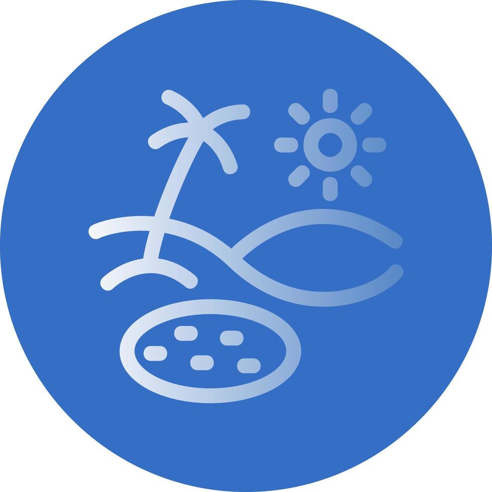 Oasis Vector Icon Design