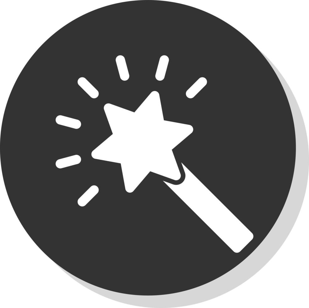 Magic Stick Vector Icon Design