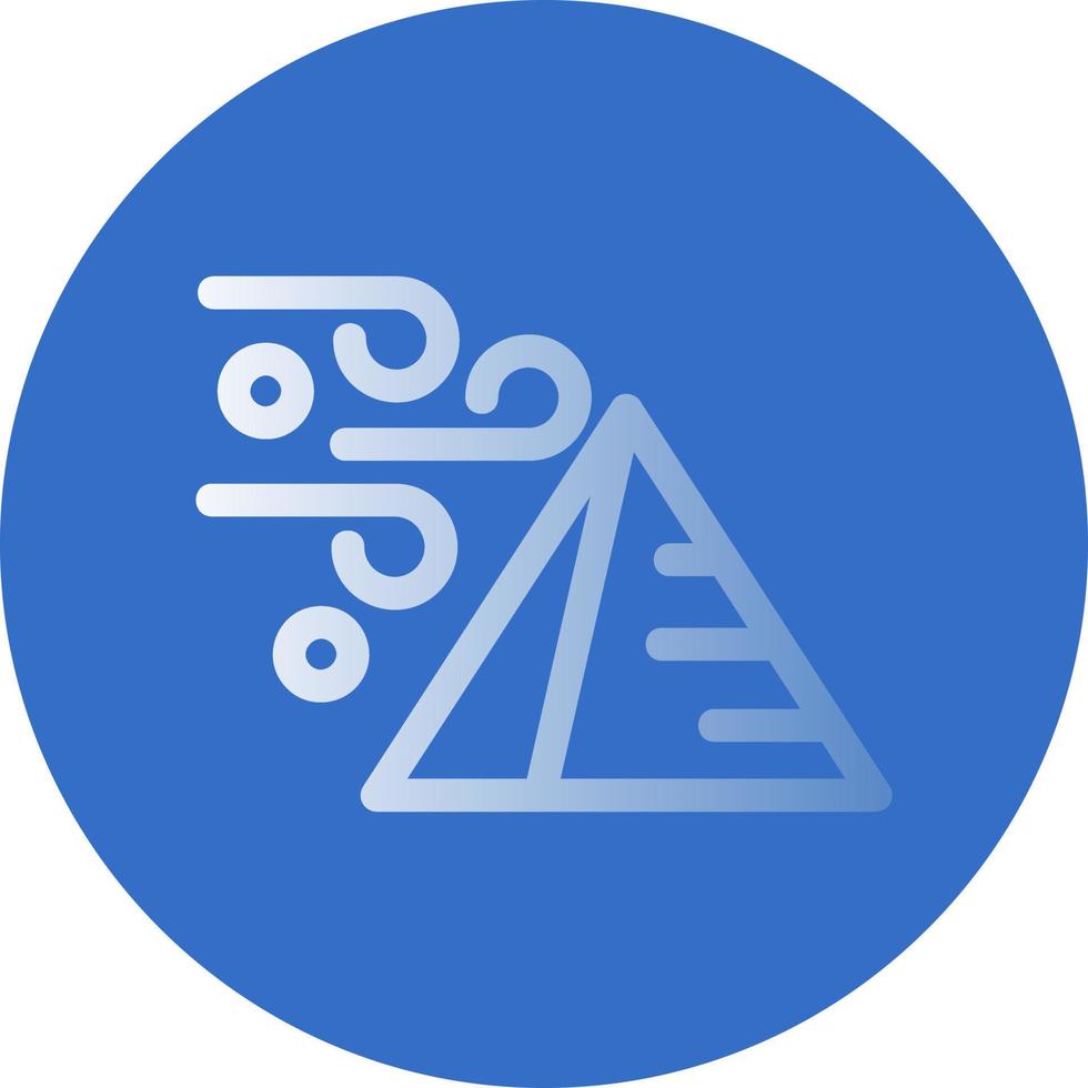Desert Sandstorm Vector Icon Design