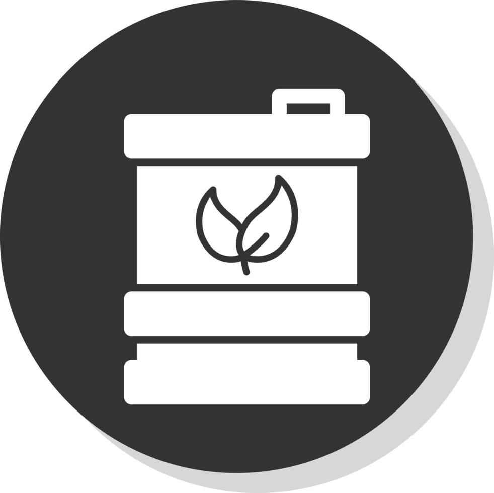 Biofuel Barrell Vector Icon Design