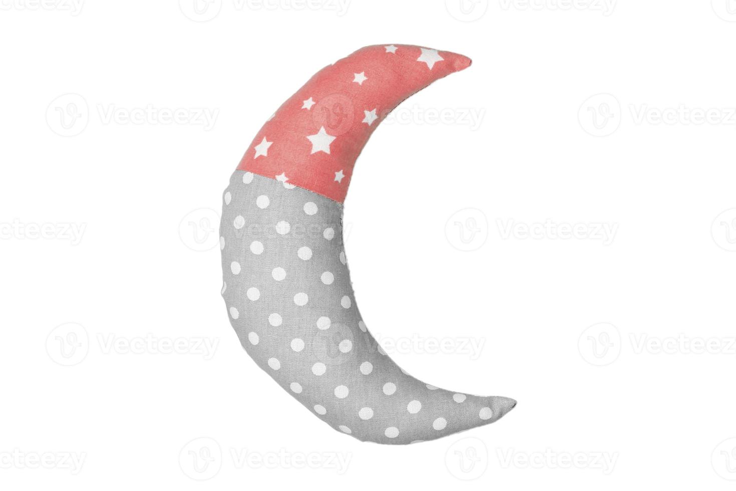 4301 Gray moon cushion isolated on a transparent background photo