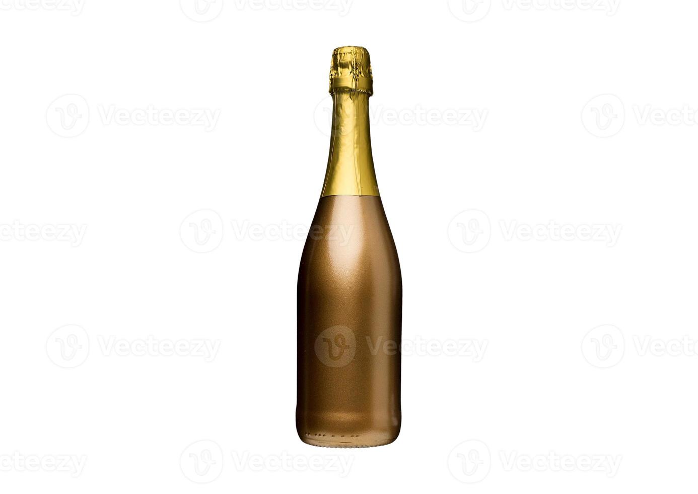 2555 Champagne bottle isolated on a transparent background photo