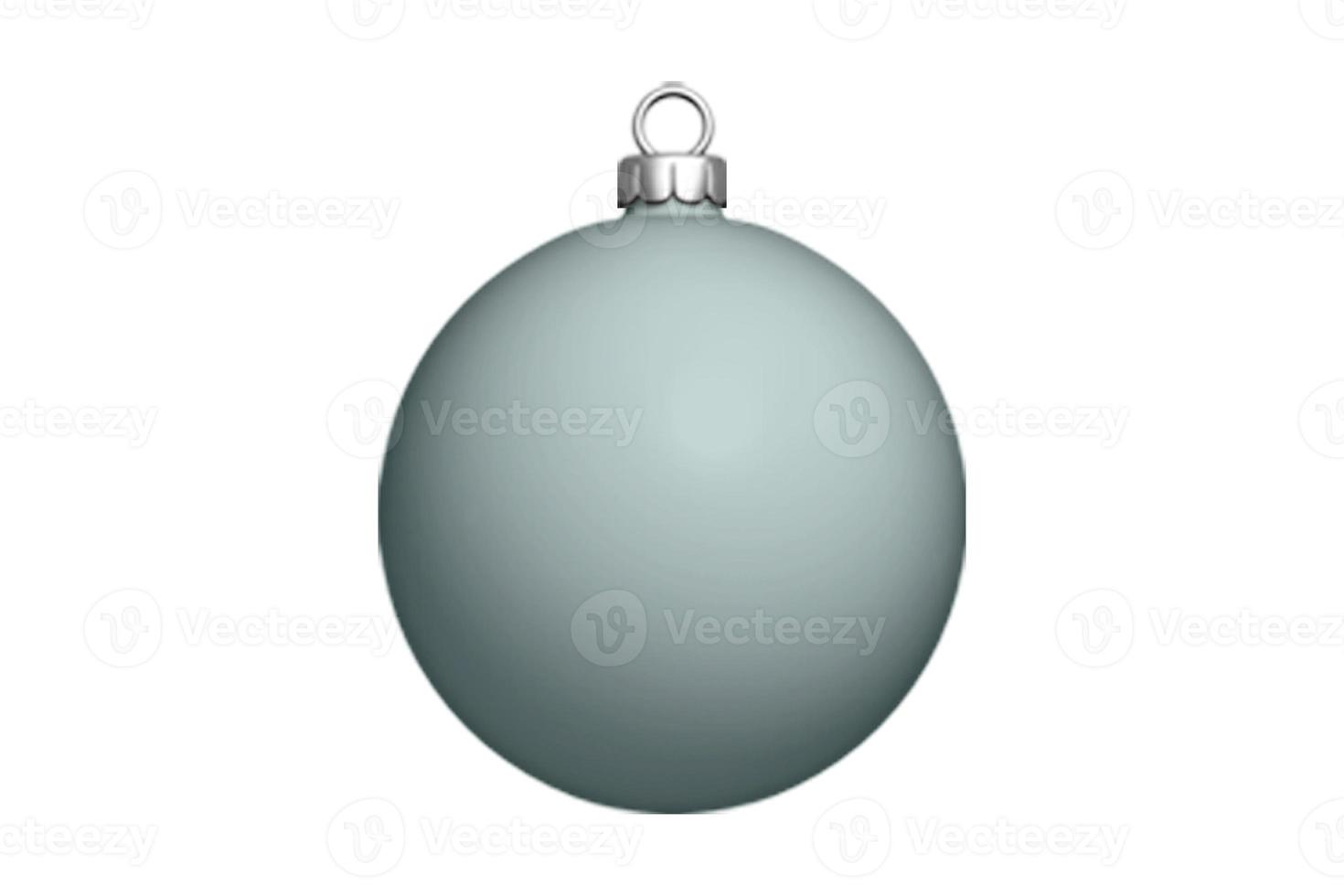 4674 Green christmas ball isolated on a transparent background photo