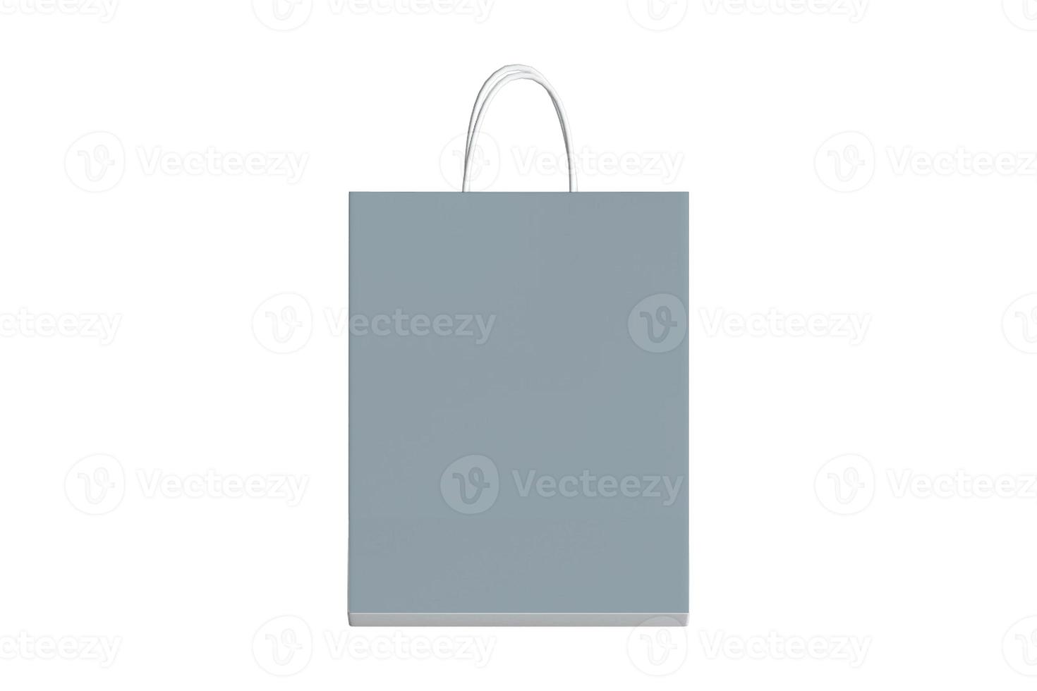 4696 Blue bag isolated on a transparent background photo