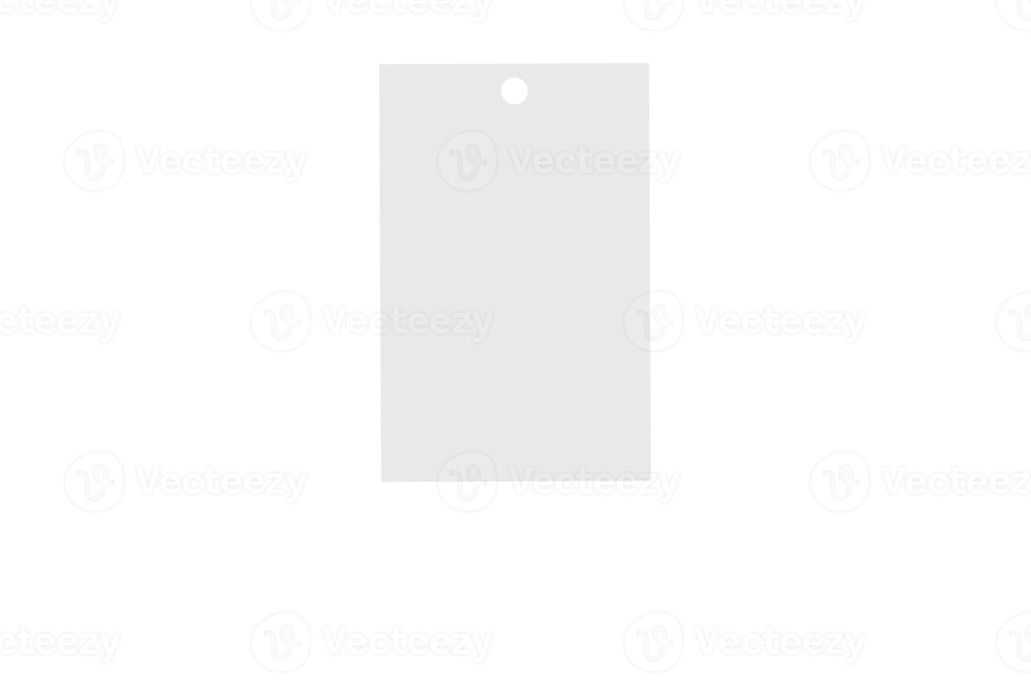 4725 White paper isolated on a transparent background photo