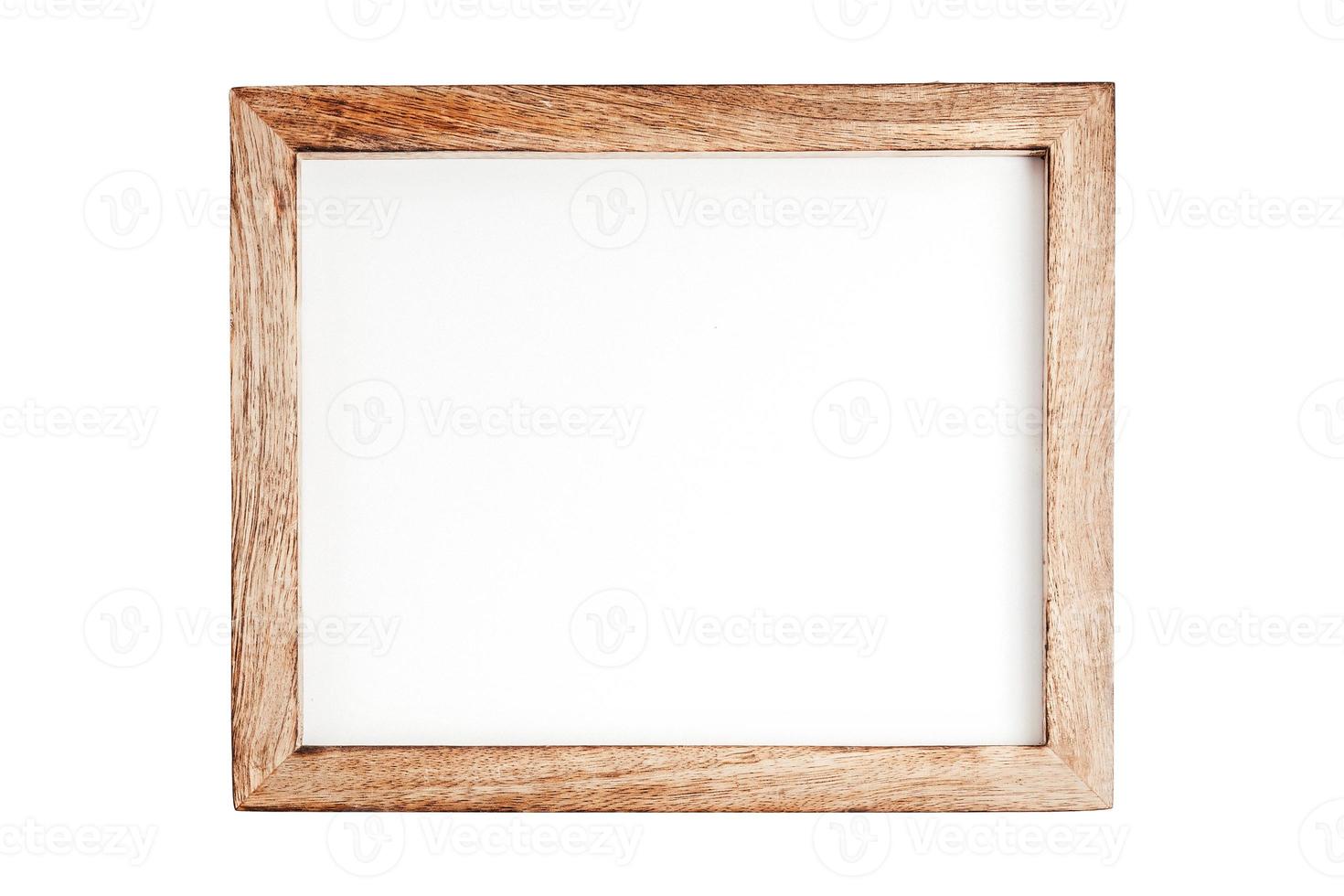 4741 Brown frame mockup isolated on a transparent background photo