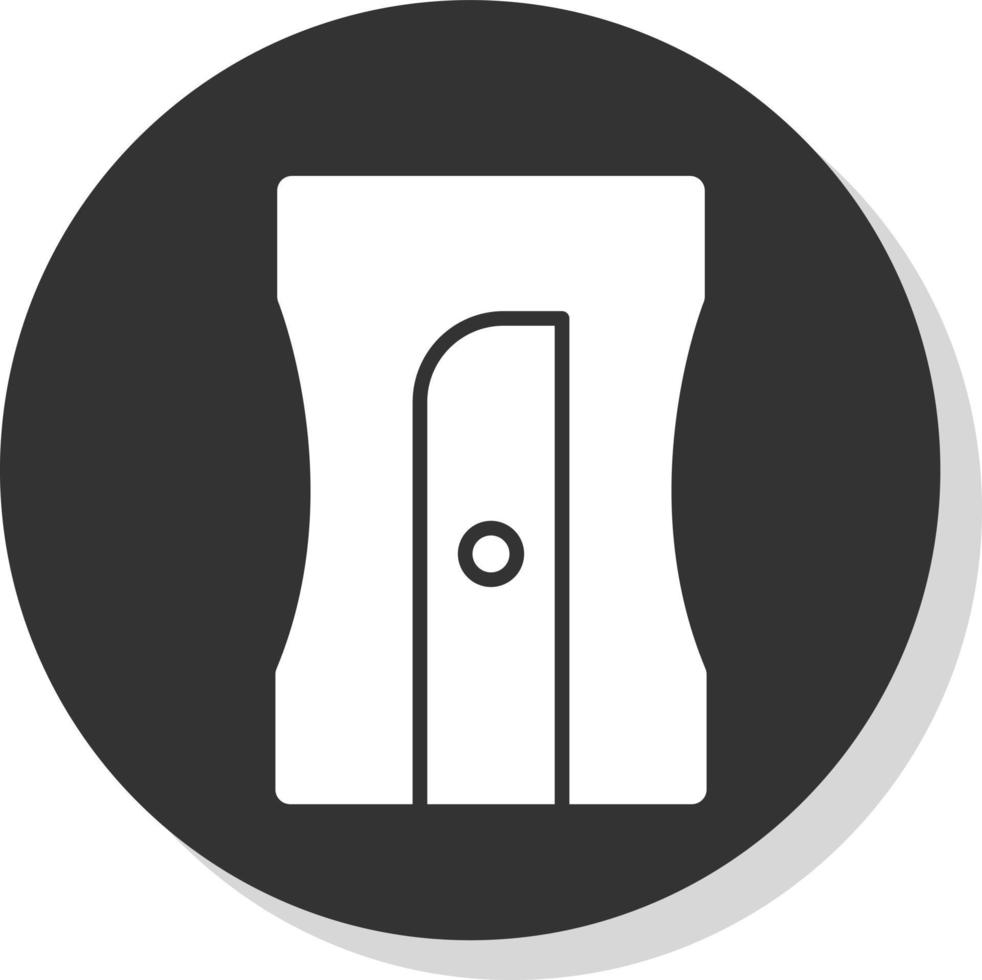 Pencil Sharpener Vector Icon Design