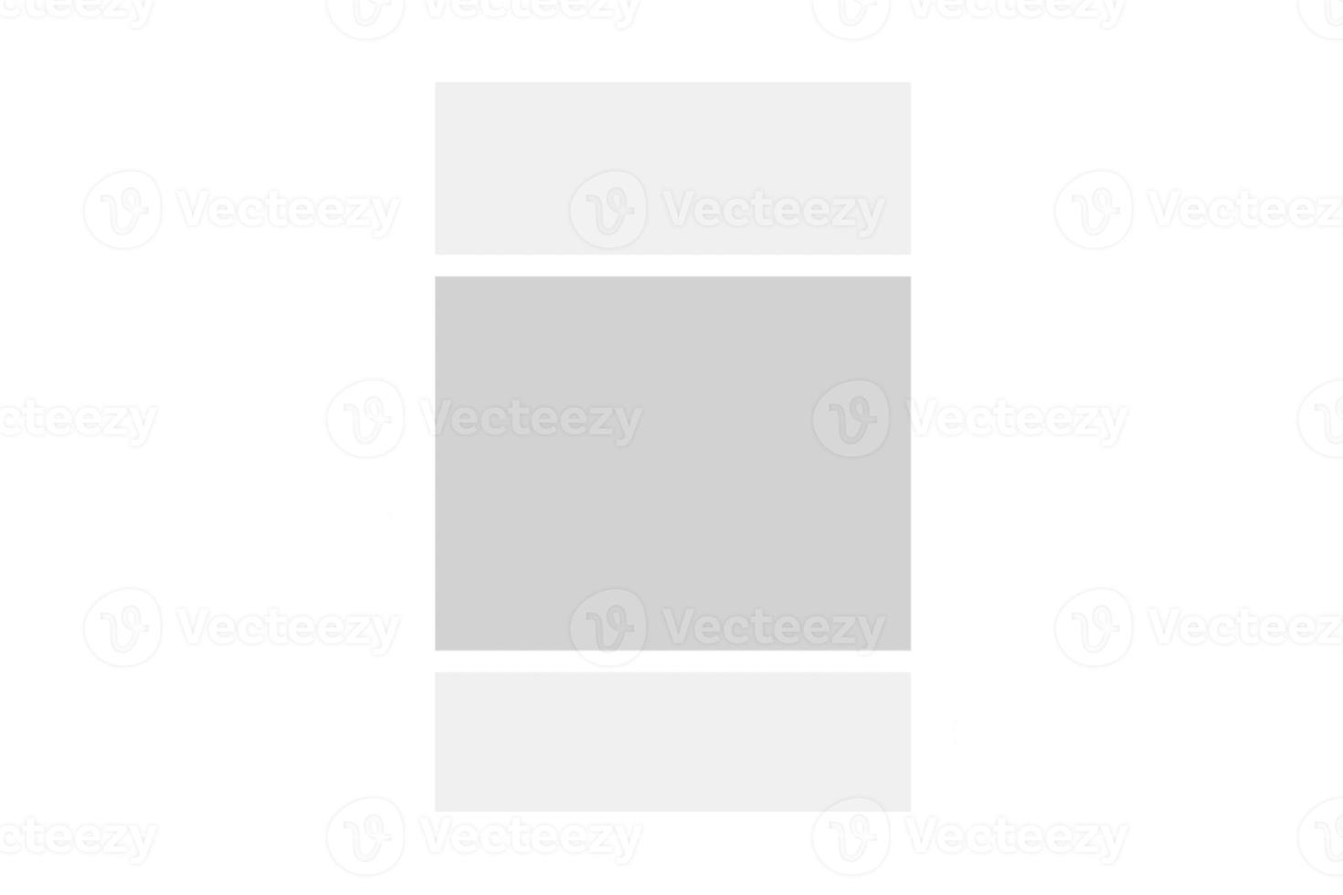 1242 Gray film frame isolated on a transparent background photo