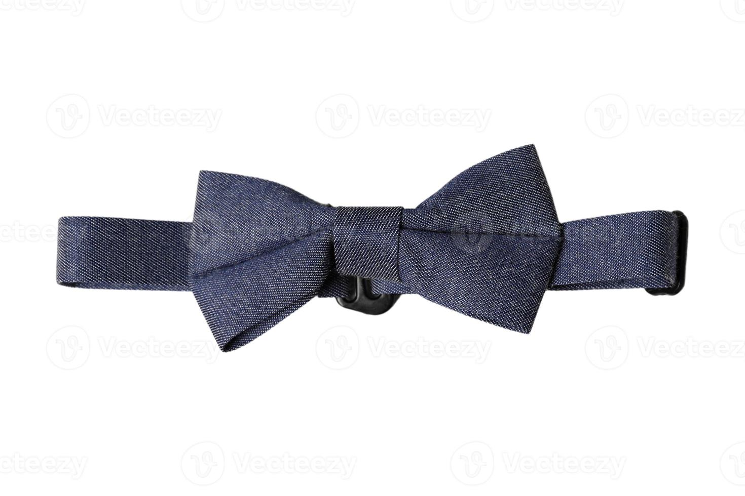 4287 Black bow tie isolated on a transparent background photo