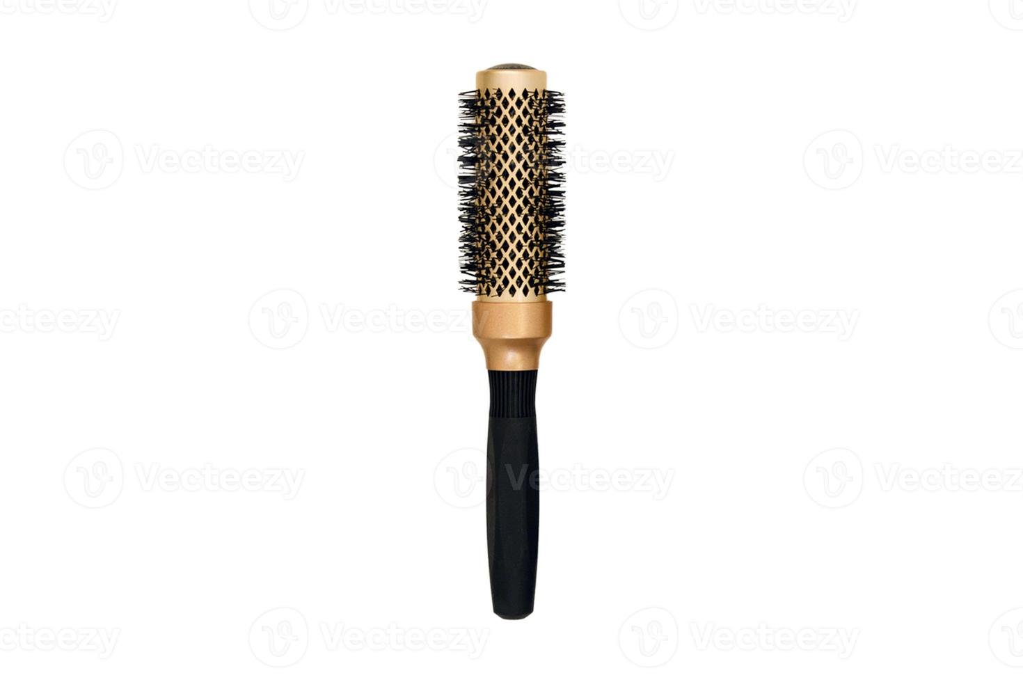 4914 Golden brush isolated on a transparent background photo