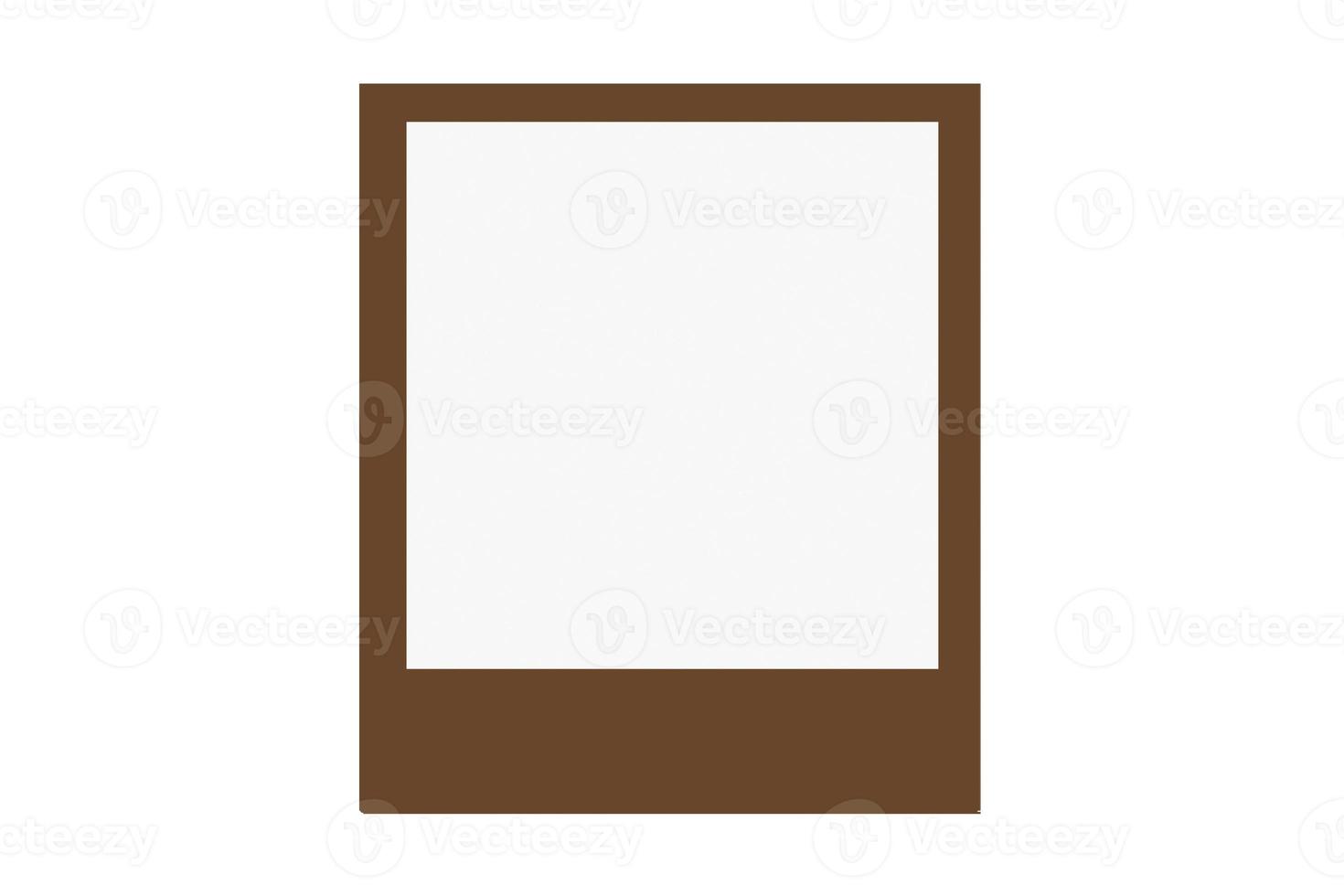 4895 Brown film frame isolated on a transparent background photo