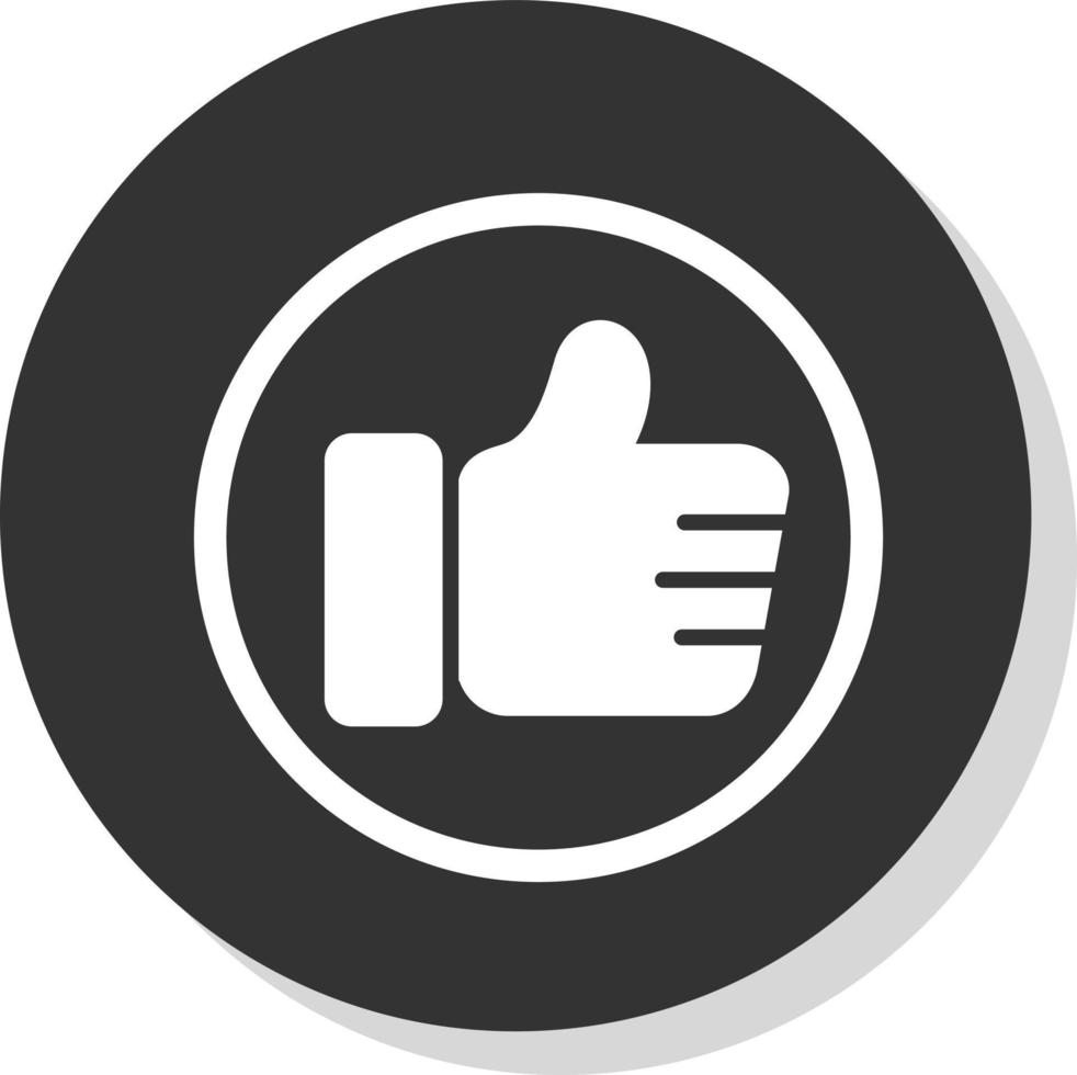 Thumbs Up Vector Icon Design