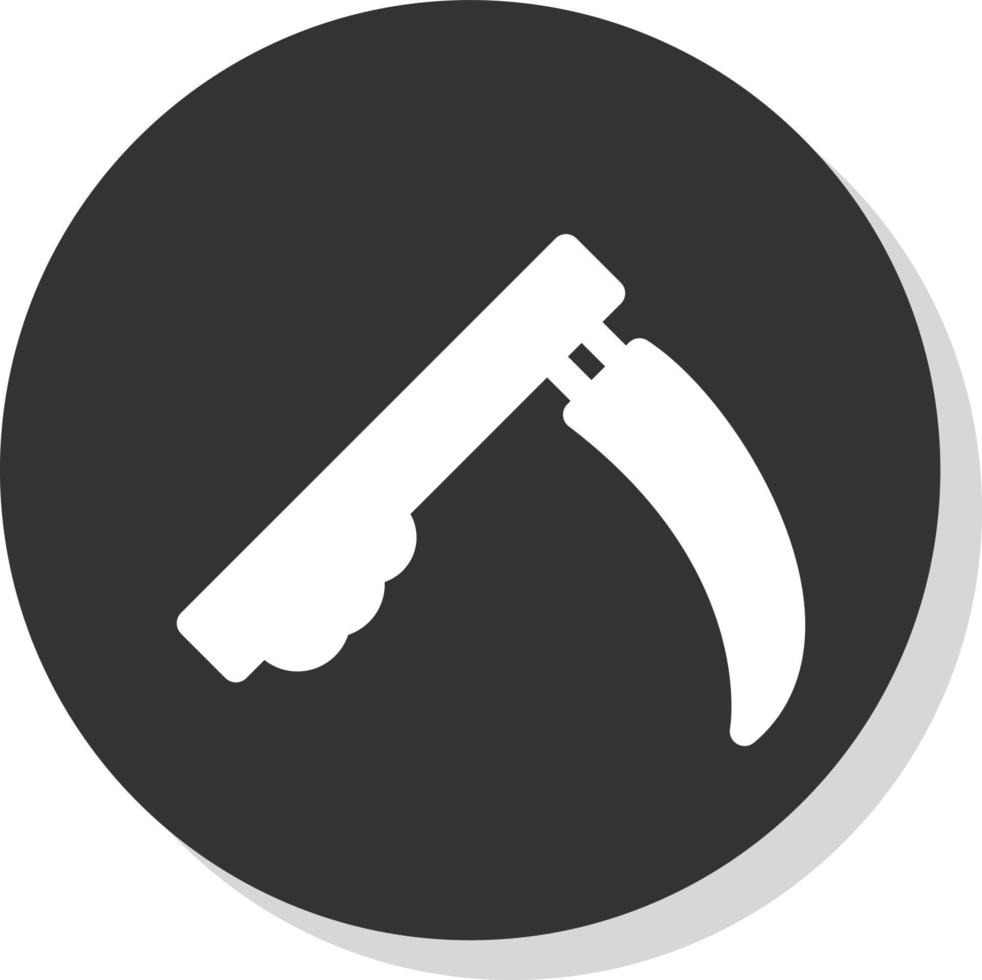 Scythe Vector Icon Design