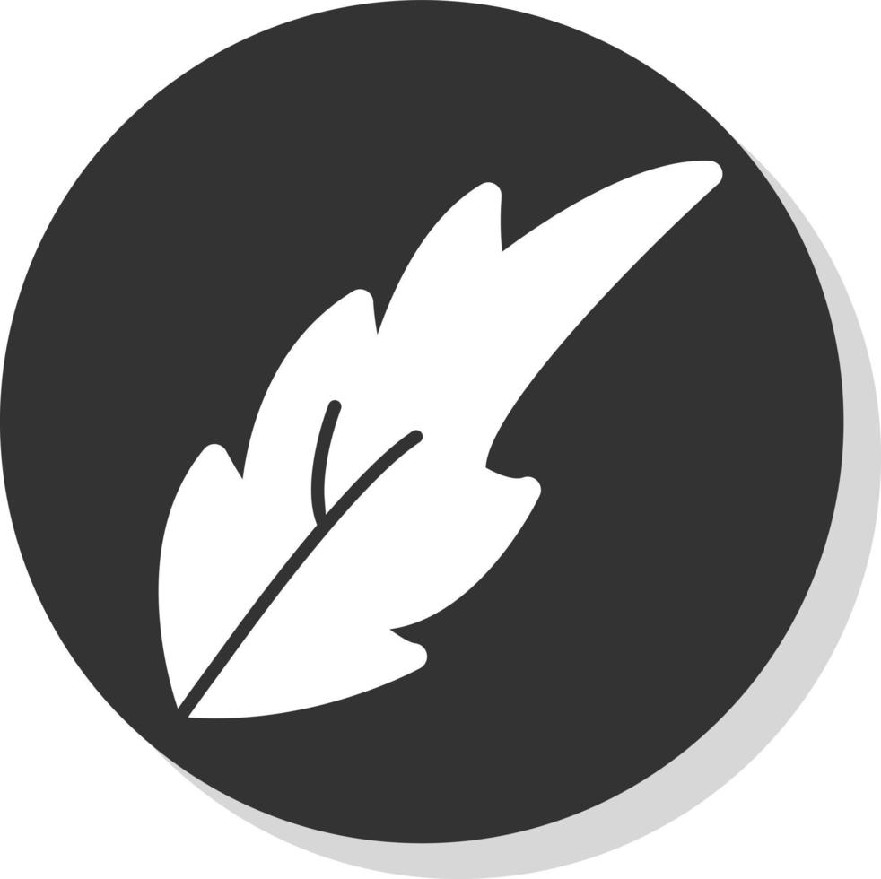 Dry Leaves Vector Icon Design