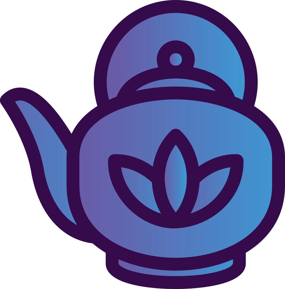 Teapot Vector Icon Design