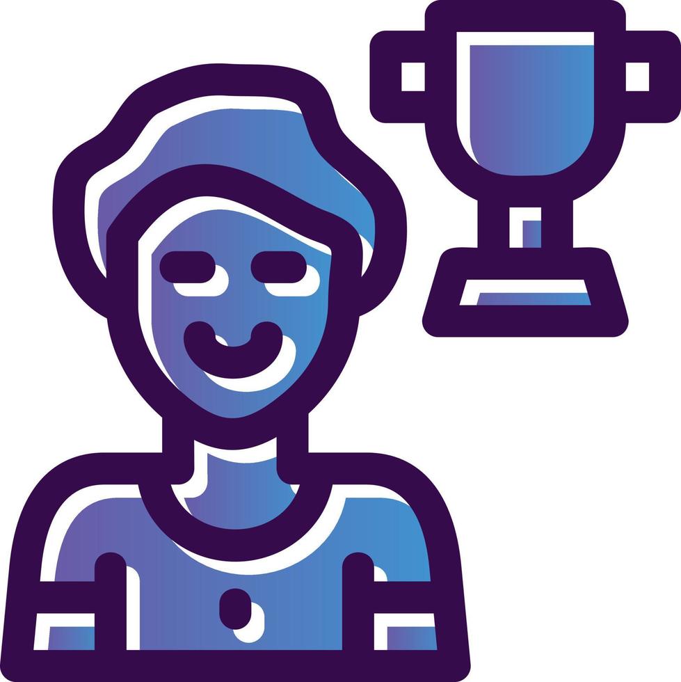 Achieving Goals Vector Icon Design