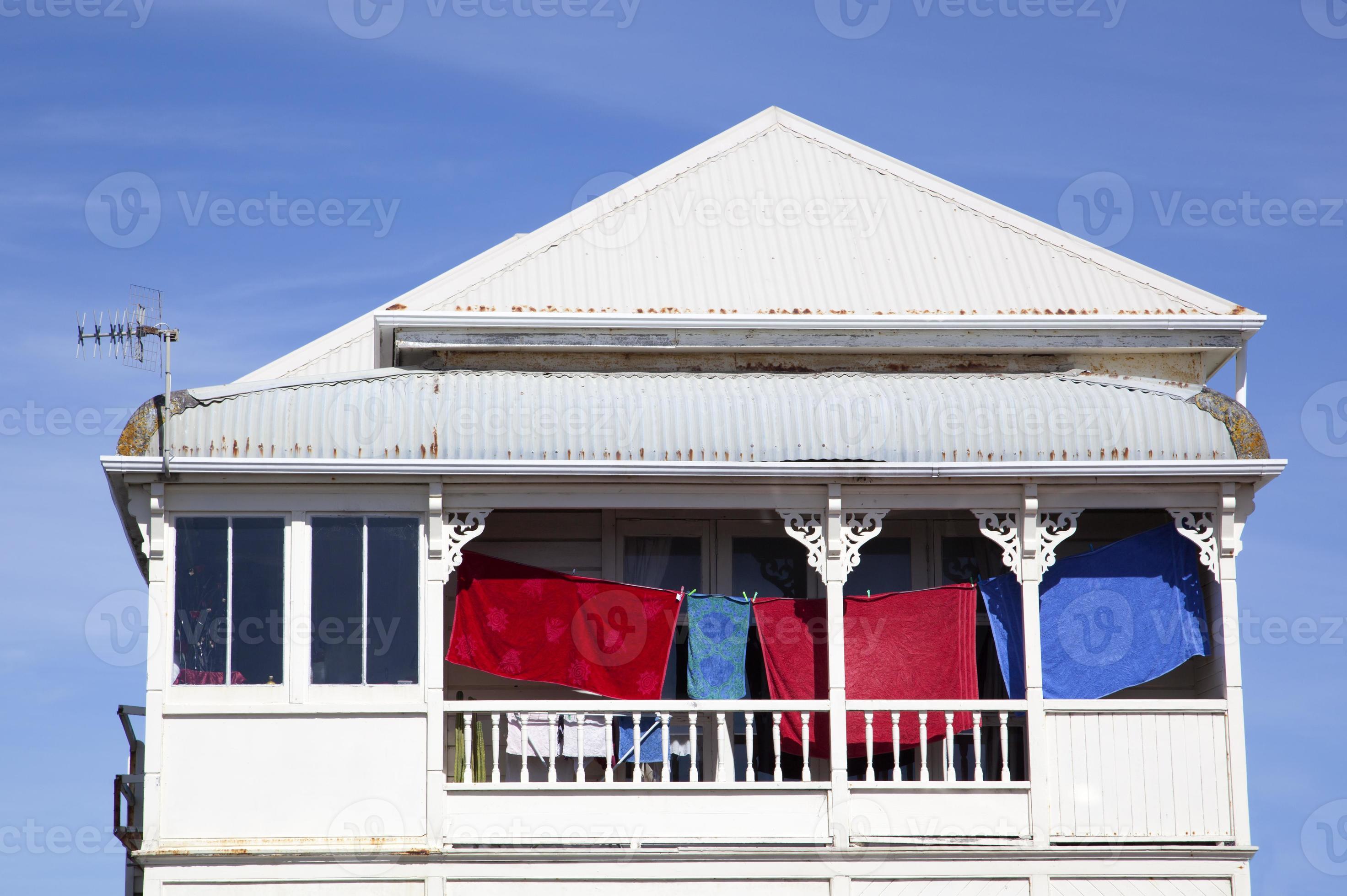 Napier Town Residential House With Colorful Towels 20139789 Stock Photo
