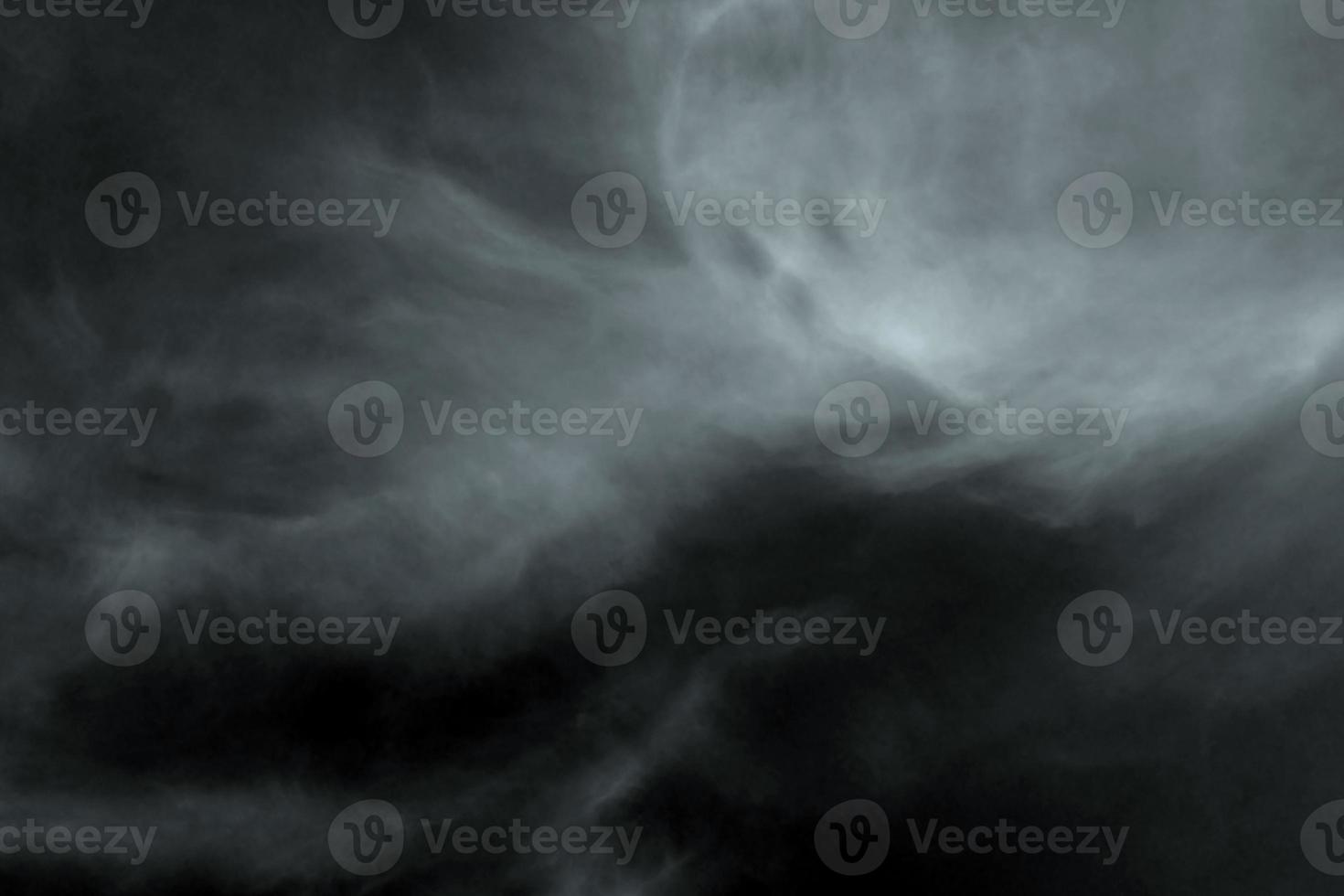 Textured cloud,Abstract black,isolated on black background photo