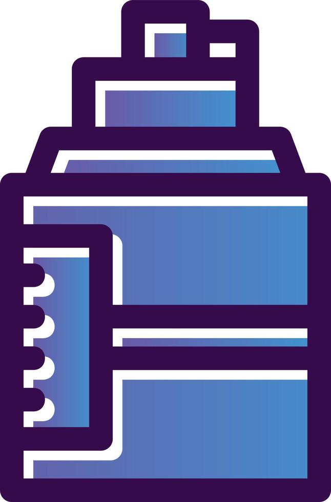 Water Bottle Vector Icon Design