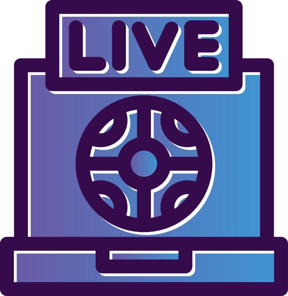 Online Gaming Vector Icon Design
