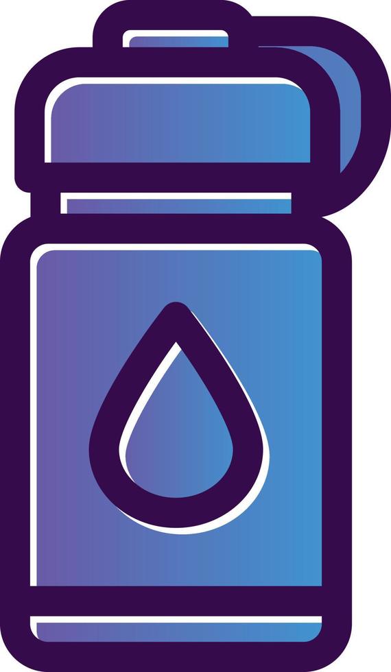 Water Bottles Vector Icon Design