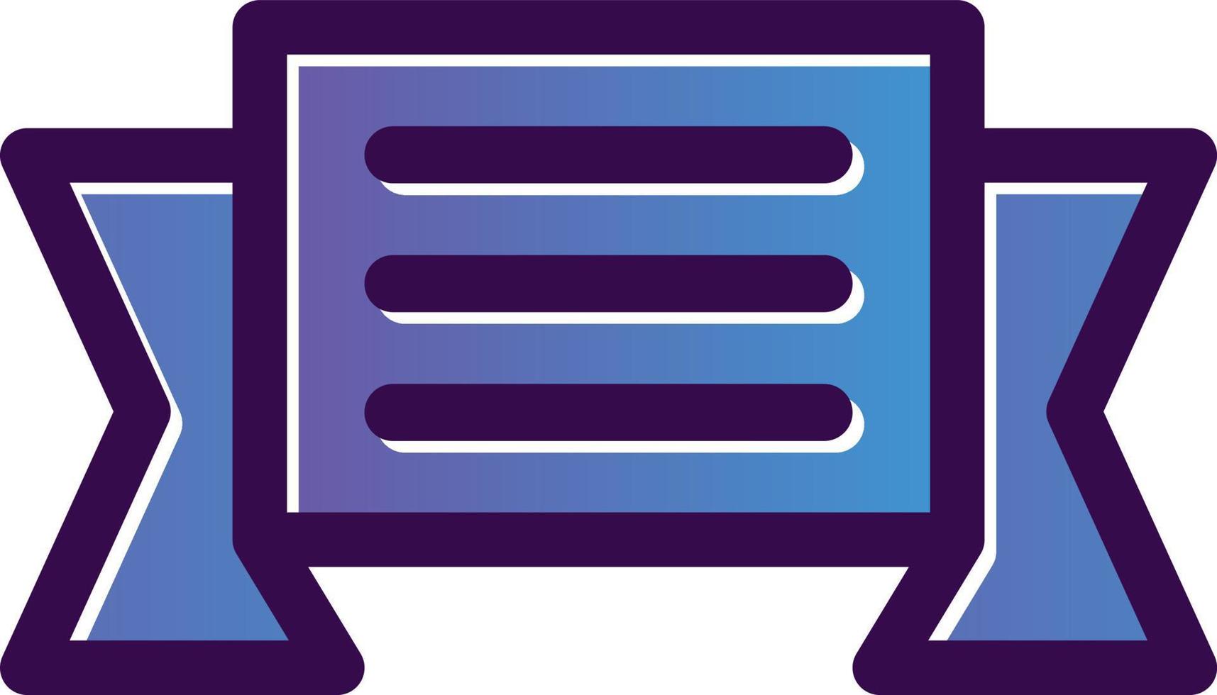 Banner Vector Icon Design