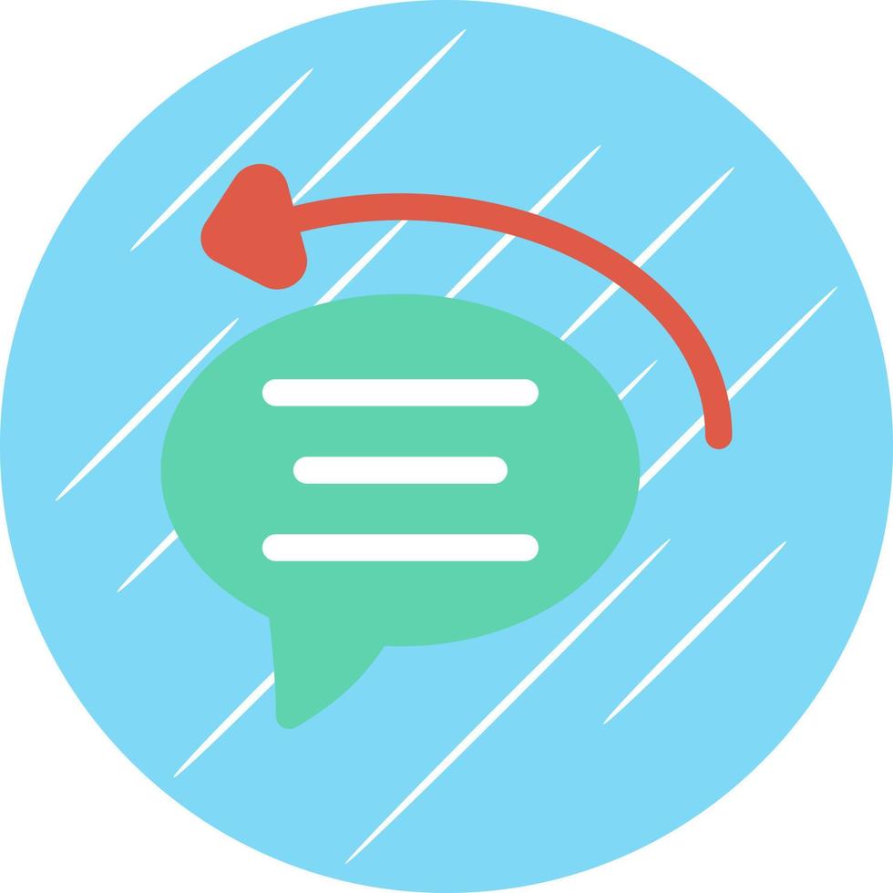 Auto Reply Vector Icon Design