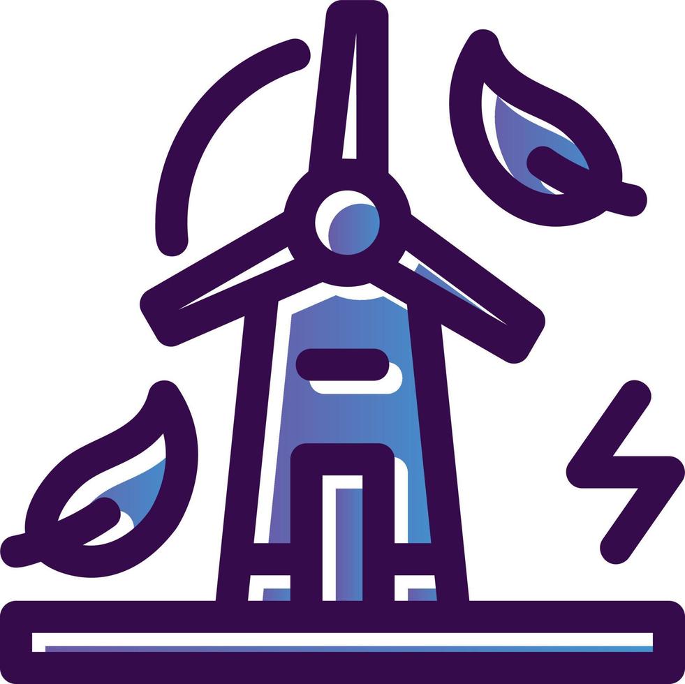 Windmill Vector Icon Design