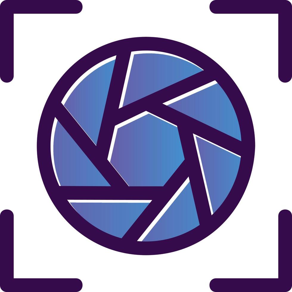Camera Frame Vector Icon Design