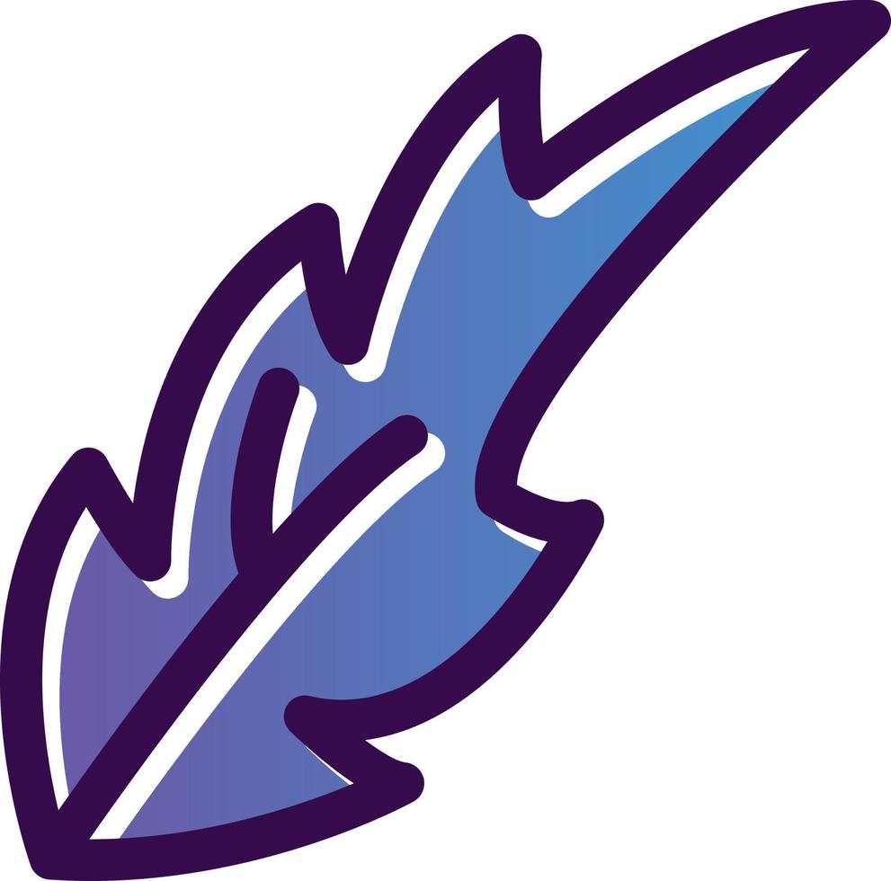 Dry Leaves Vector Icon Design