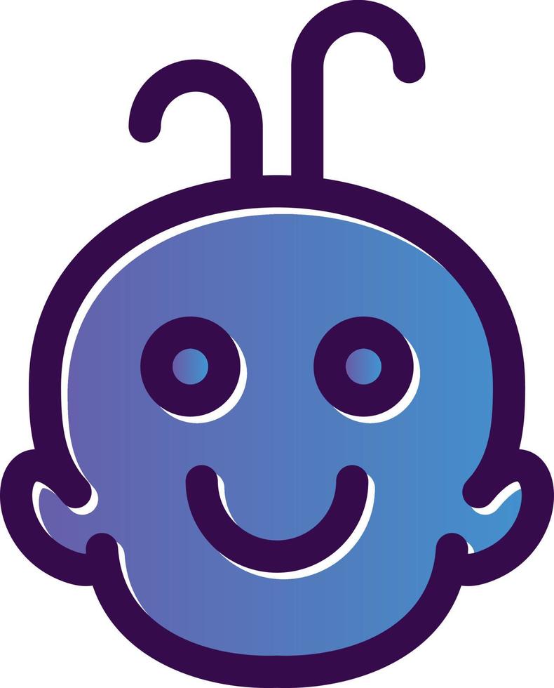 Baby Smile Vector Icon Design