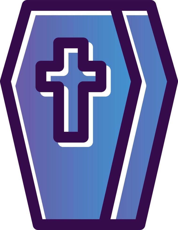 Coffin Vector Icon Design