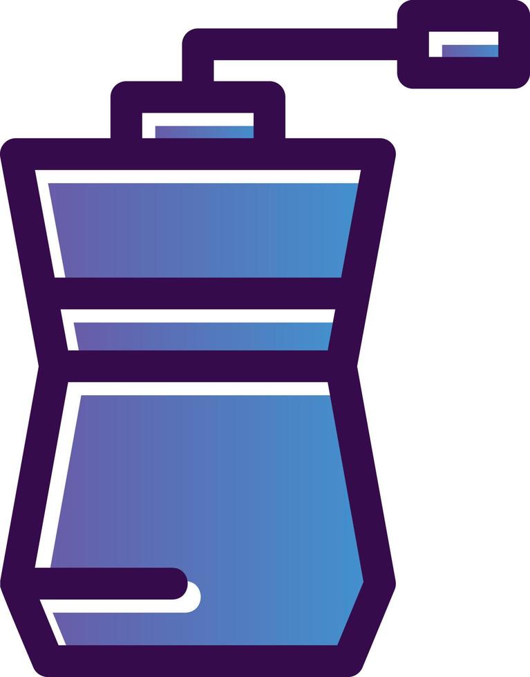 Coffee Grinder Vector Icon Design