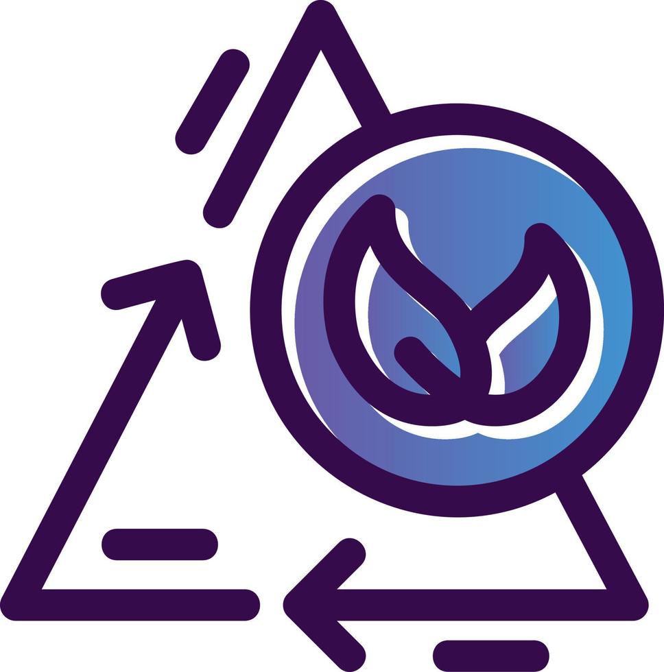Zero Emission Vector Icon Design