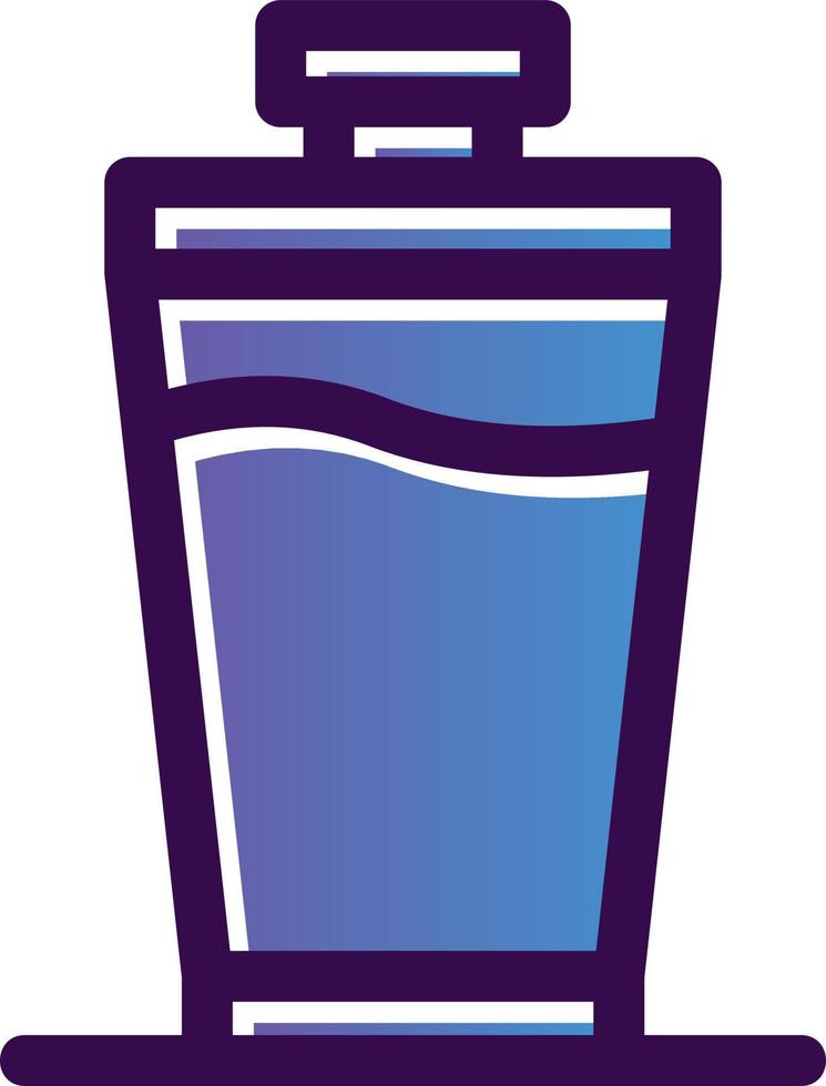 Protein Shake Vector Icon Design