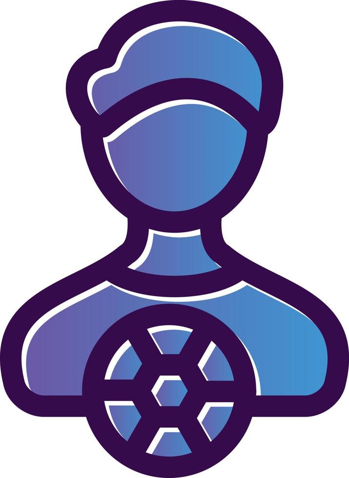 Player Vector Icon Design