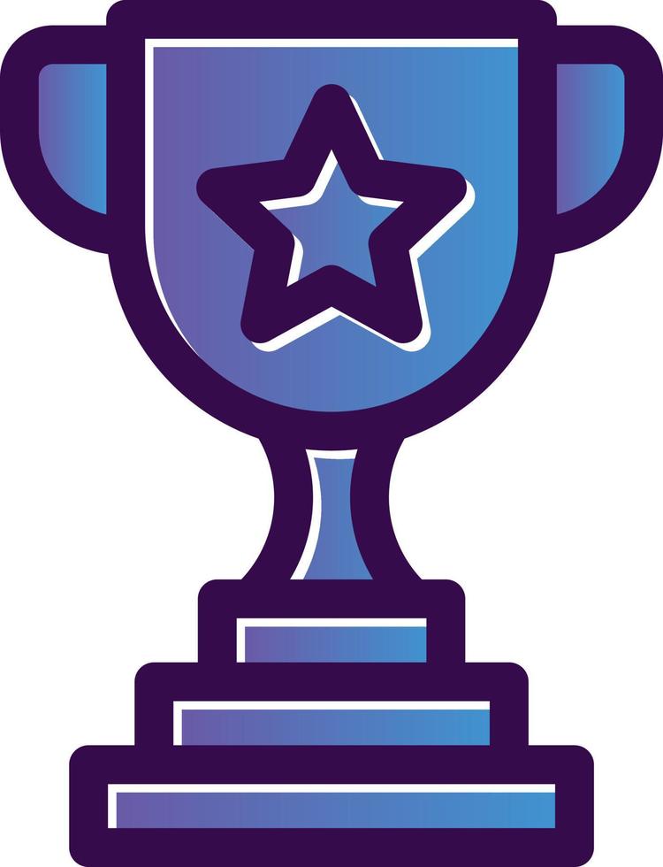 Trophy Vector Icon Design