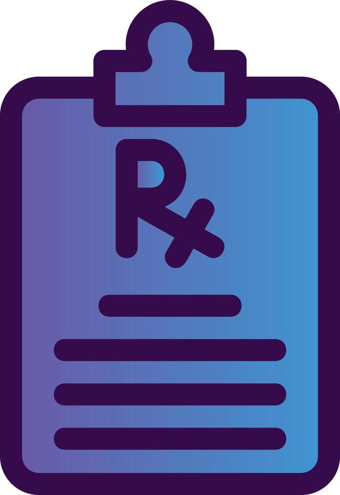 Prescription Vector Icon Design