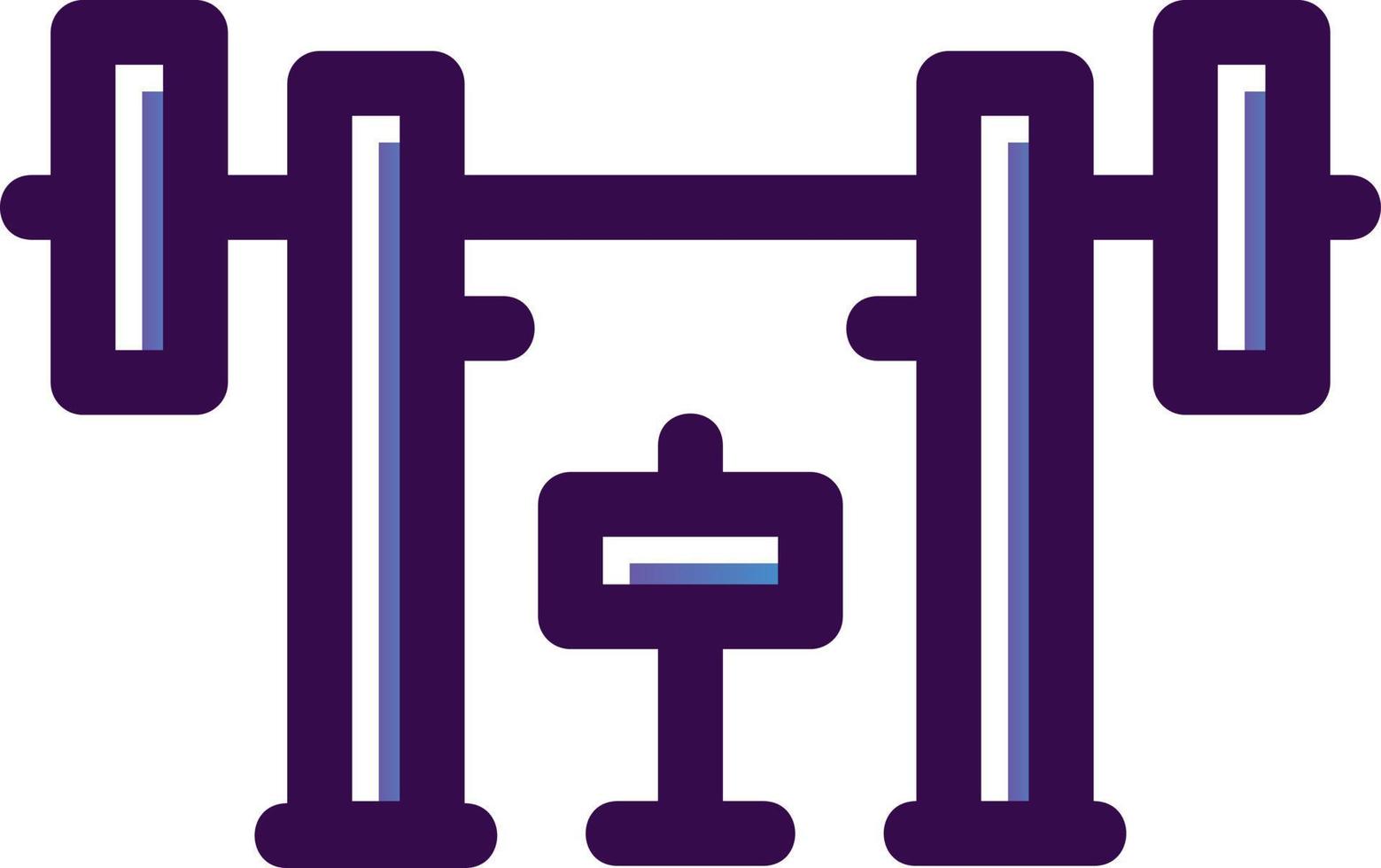 Weight Bar Vector Icon Design
