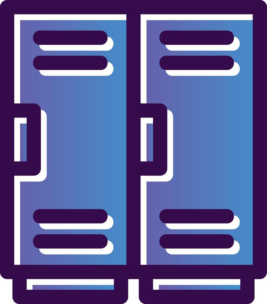 Locker Vector Icon Design