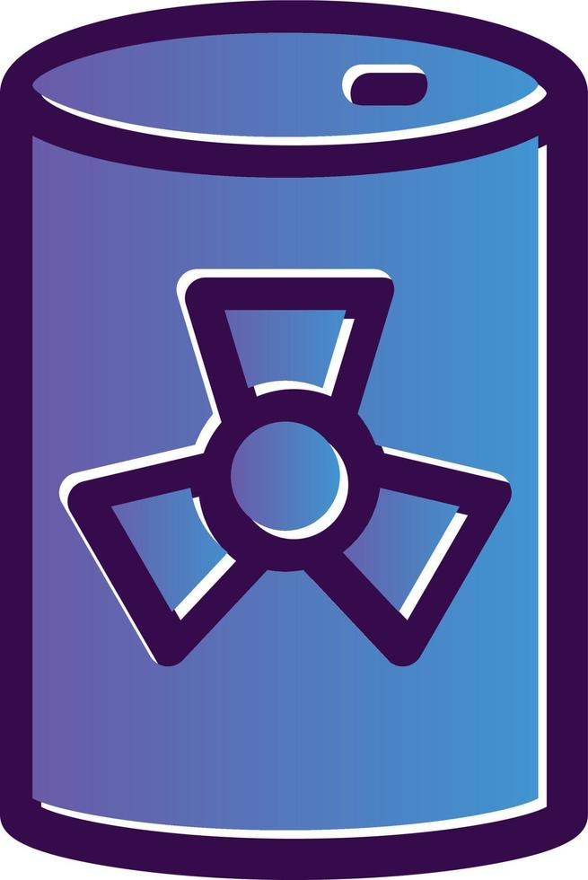 Nuclaer Tank Vector Icon Design