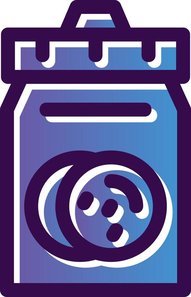 Cookie Jar Vector Icon Design