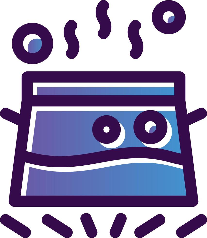 Water Boil Vector Icon Design
