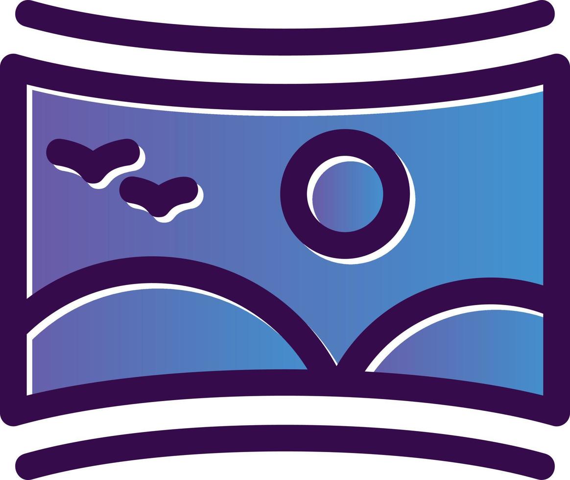 Panoramic Vector Icon Design