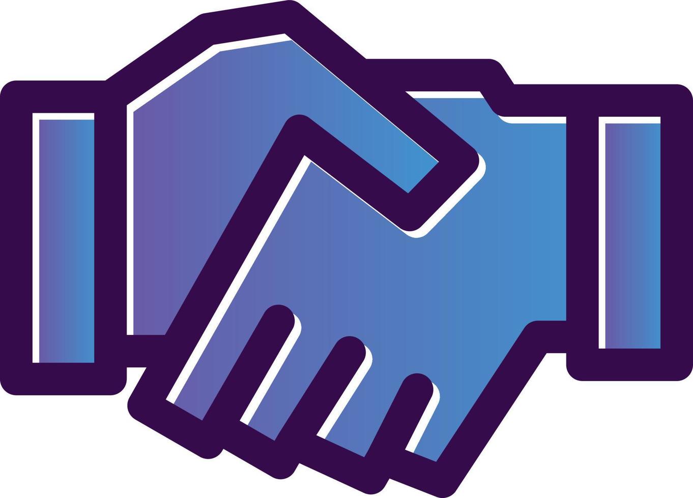 Game Handshake Vector Icon Design