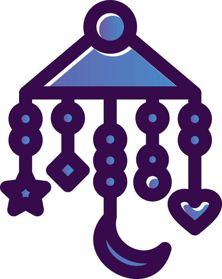 Baby Mobile Vector Icon Design